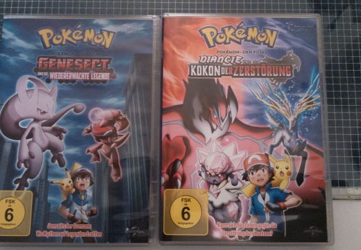Filme (11705 Besuche) Pokémon-DVD-Hüllen Filme