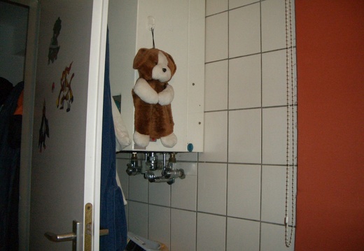 Wärmflaschenhund (15811 Besuche) Wärmflaschenhund an meiner Gastherme Wärmflaschenhund
